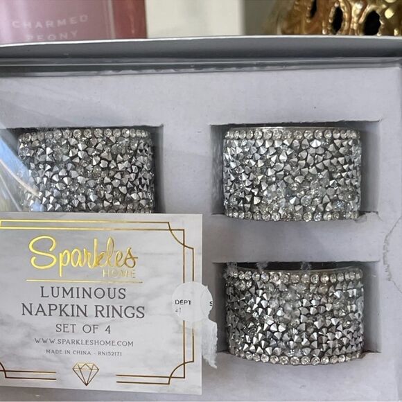 New sparkles home Strass Napkin Ring (Set of 4) - Picture 10 of 11